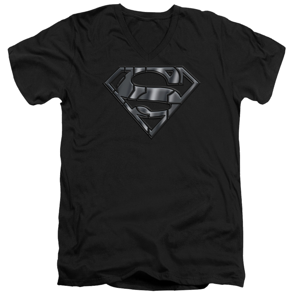 Superman Mech Shield - Men's V-Neck T-Shirt Men's V-Neck T-Shirt Superman   