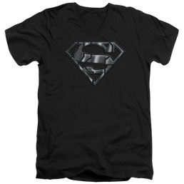 Superman Mech Shield - Men's V-Neck T-Shirt Men's V-Neck T-Shirt Superman   