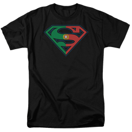 Superman Portugal Shield - Men's Regular Fit T-Shirt Men's Regular Fit T-Shirt Superman   