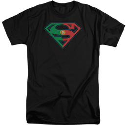 Superman Portugal Shield - Men's Tall Fit T-Shirt Men's Tall Fit T-Shirt Superman   