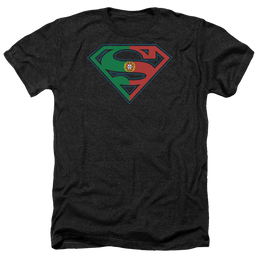 Superman Portugal Shield - Men's Heather T-Shirt Men's Heather T-Shirt Superman   