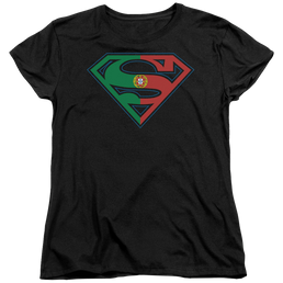 Superman Portugal Shield - Women's T-Shirt Women's T-Shirt Superman   