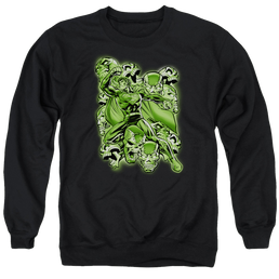Superman Metallo Mayhem - Men's Crewneck Sweatshirt Men's Crewneck Sweatshirt Superman   
