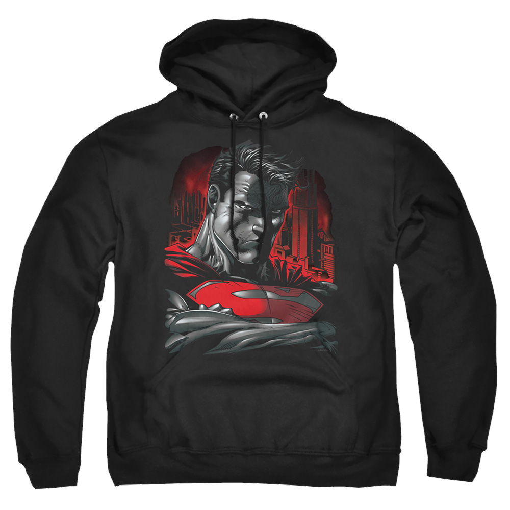 Superman Man Of Steel - Pullover Hoodie Pullover Hoodie Superman   