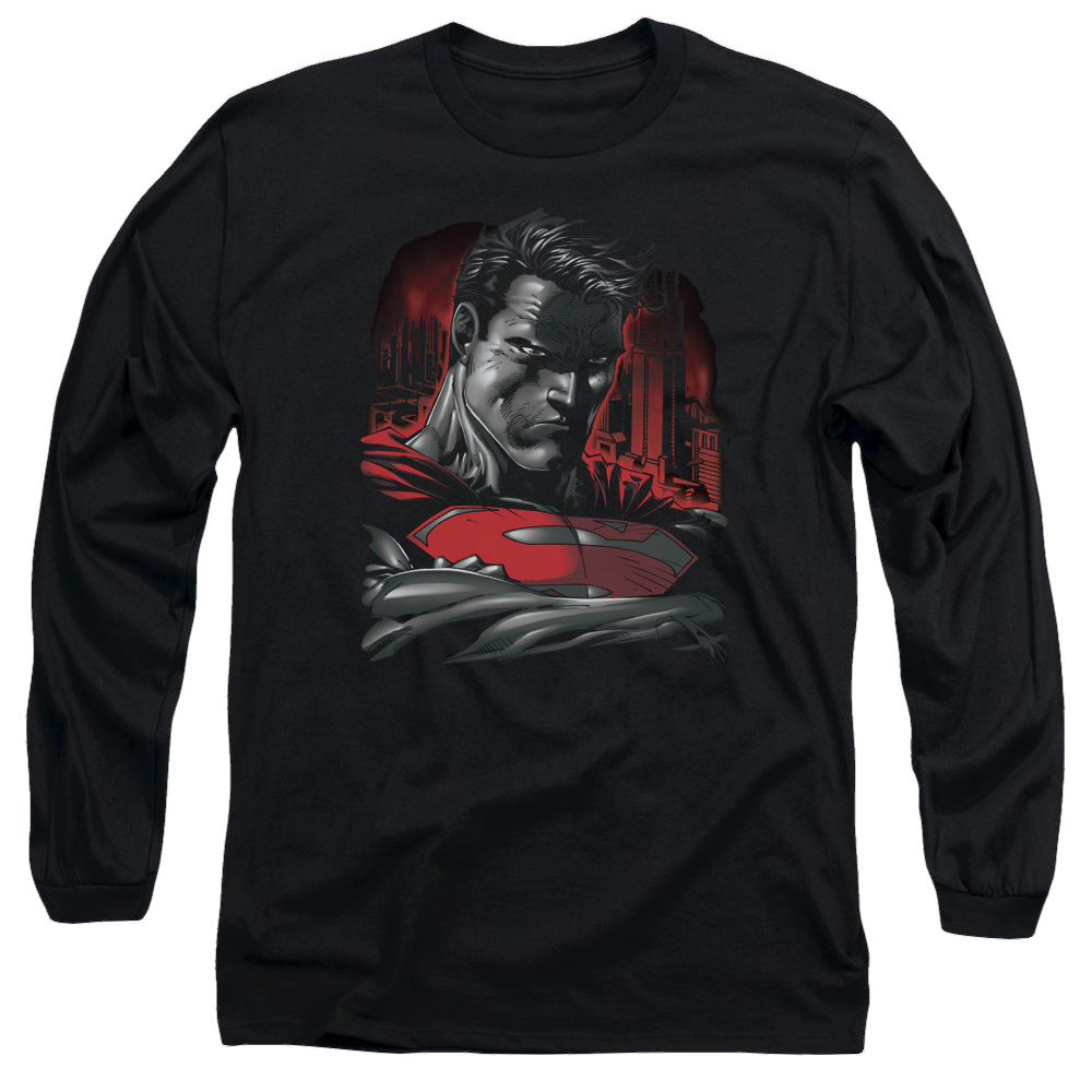 Superman Man Of Steel - Men's Long Sleeve T-Shirt Men's Long Sleeve T-Shirt Superman   