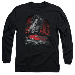 Superman Man Of Steel - Men's Long Sleeve T-Shirt Men's Long Sleeve T-Shirt Superman   