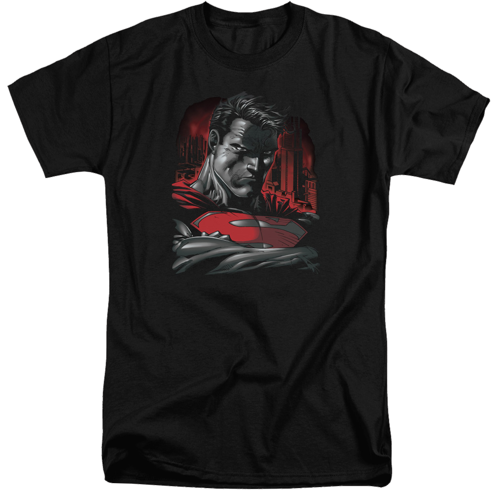 Superman Man Of Steel - Men's Tall Fit T-Shirt Men's Tall Fit T-Shirt Superman   