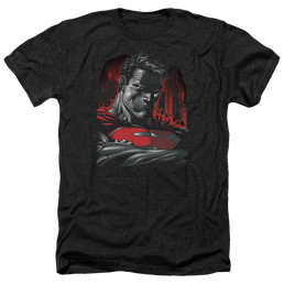 Superman Man Of Steel - Men's Heather T-Shirt Men's Heather T-Shirt Superman   