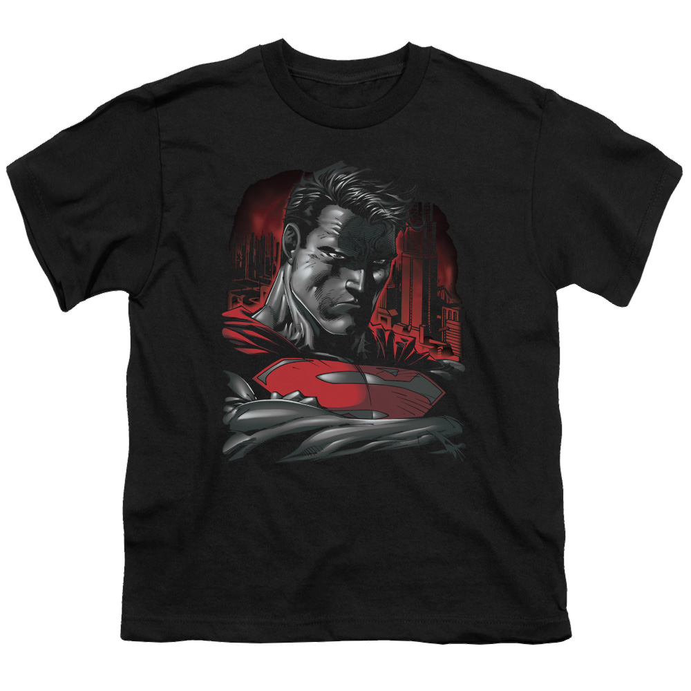 Superman Man Of Steel - Youth T-Shirt Youth T-Shirt (Ages 8-12) Superman   