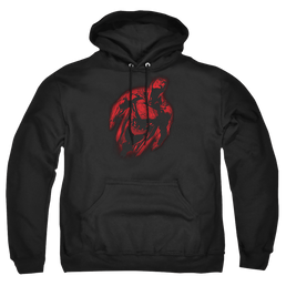 Superman Sprayed Supes - Pullover Hoodie Pullover Hoodie Superman   