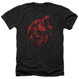 Superman Sprayed Supes - Men's Heather T-Shirt Men's Heather T-Shirt Superman   
