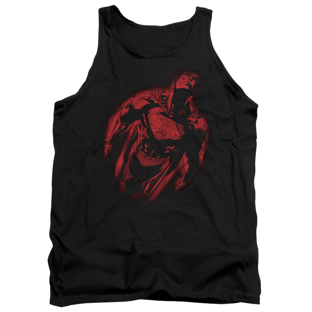 Superman Sprayed Supes - Men's Tank Top Men's Tank Superman   