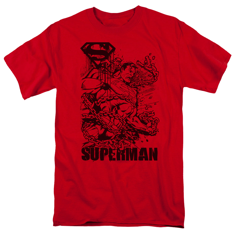 Superman Breaking Chains - Men's Regular Fit T-Shirt Men's Regular Fit T-Shirt Superman   