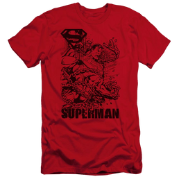 Superman Breaking Chains - Men's Premium Slim Fit T-Shirt Men's Premium Slim Fit T-Shirt Superman   