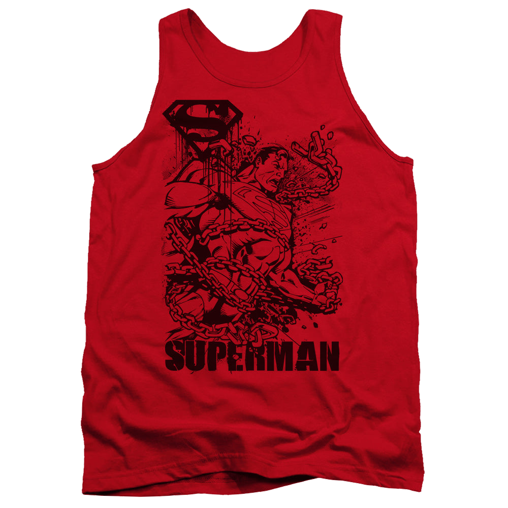 Superman Breaking Chains - Men's Tank Top Men's Tank Superman   
