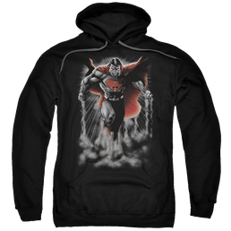 Superman Above The Clouds - Pullover Hoodie Pullover Hoodie Superman   