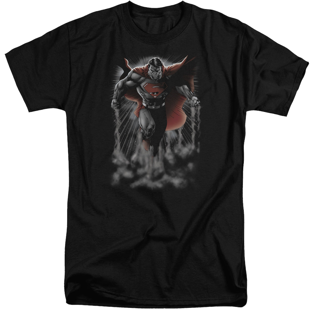 Superman Above The Clouds - Men's Tall Fit T-Shirt Men's Tall Fit T-Shirt Superman   