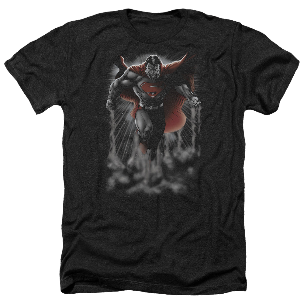 Superman Above The Clouds - Men's Heather T-Shirt Men's Heather T-Shirt Superman   