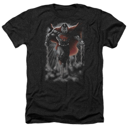 Superman Above The Clouds - Men's Heather T-Shirt Men's Heather T-Shirt Superman   