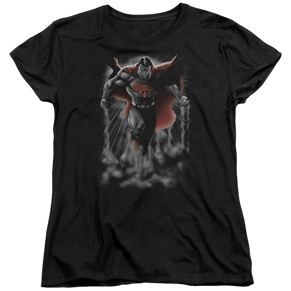 Superman Above The Clouds - Women's T-Shirt Women's T-Shirt Superman   