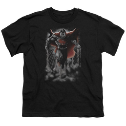 Superman Above The Clouds - Youth T-Shirt Youth T-Shirt (Ages 8-12) Superman   