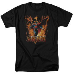Superman Through The Fire - Men's Regular Fit T-Shirt Men's Regular Fit T-Shirt Superman   