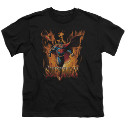 Superman Through The Fire - Kid's T-Shirt Kid's T-Shirt (Ages 4-7) Superman   