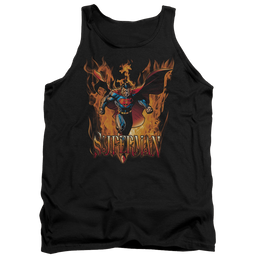 Superman Through The Fire - Men's Tank Top Men's Tank Superman   