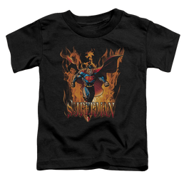 Superman Through The Fire - Toddler T-Shirt Toddler T-Shirt Superman   