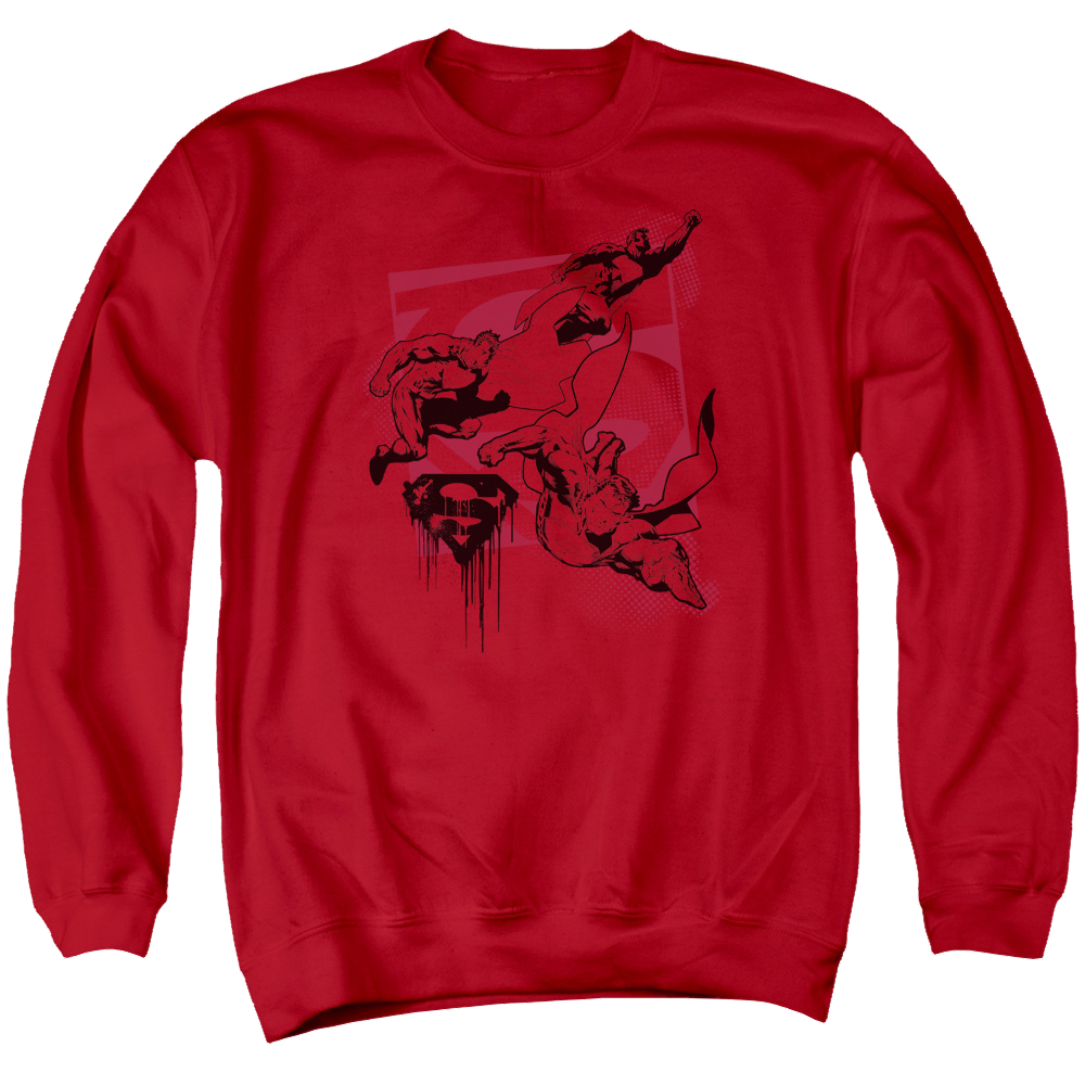 Superman Omnipresent - Men's Crewneck Sweatshirt Men's Crewneck Sweatshirt Superman   