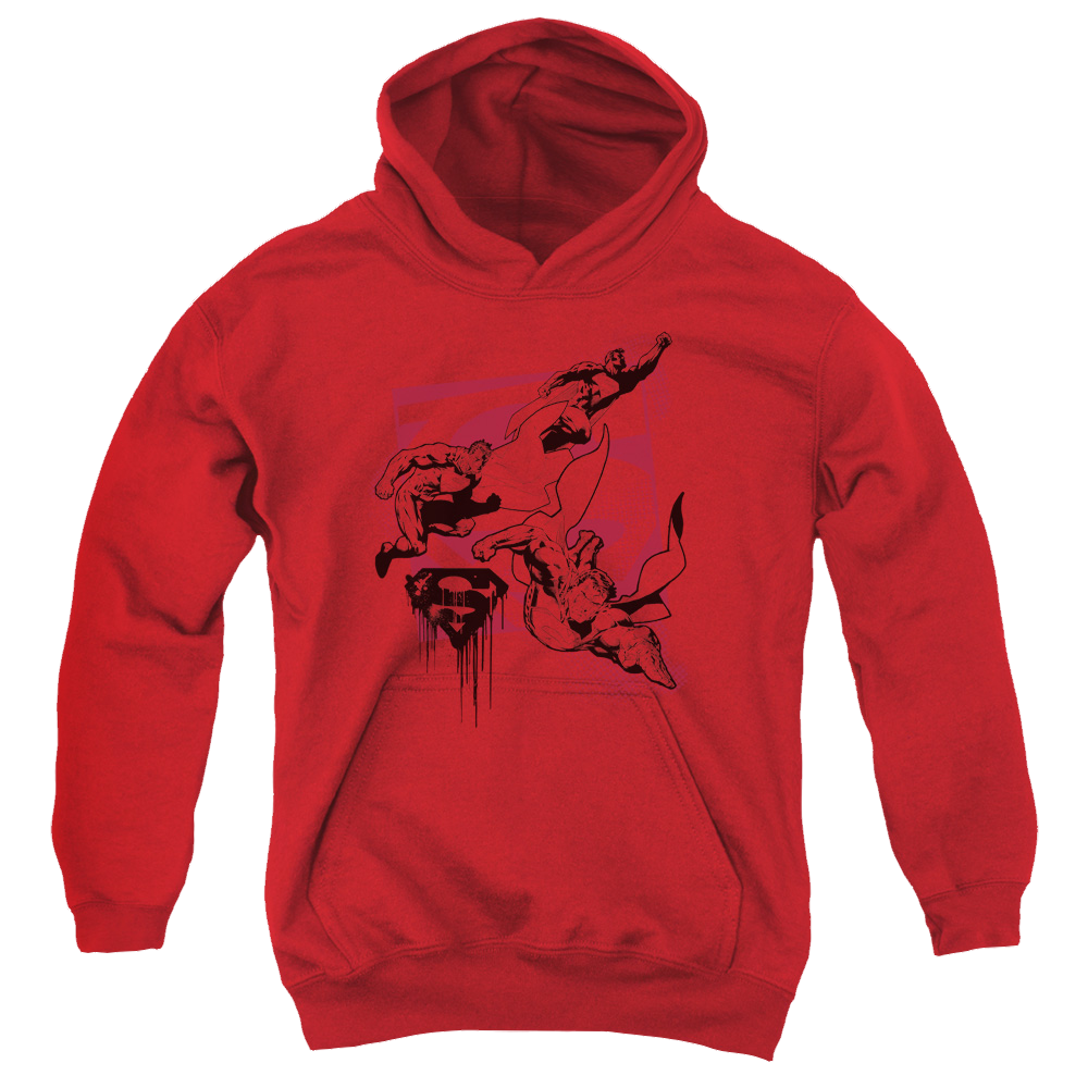 Superman Omnipresent - Youth Hoodie Youth Hoodie (Ages 8-12) Superman   
