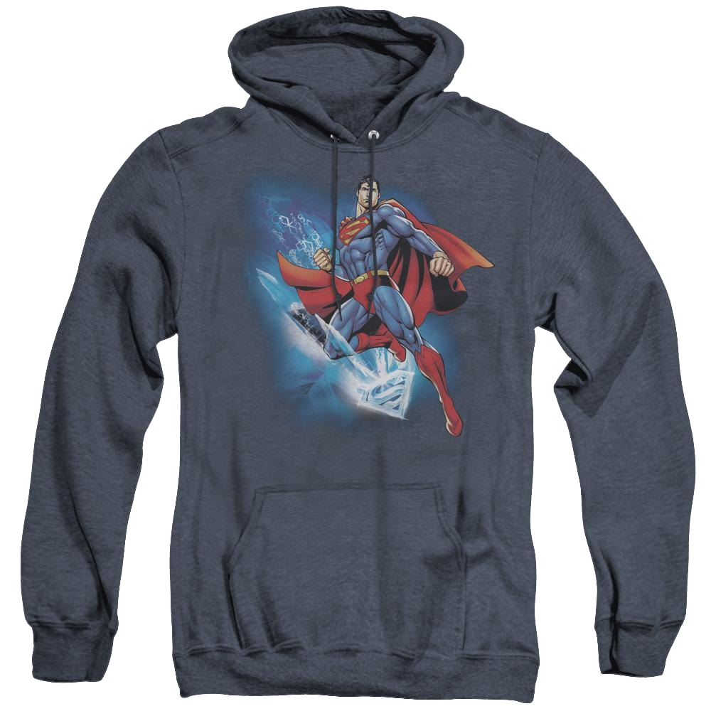 Superman Crystallize - Heather Pullover Hoodie Heather Pullover Hoodie Superman   