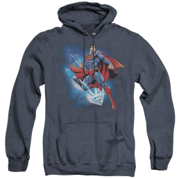 Superman Crystallize - Heather Pullover Hoodie Heather Pullover Hoodie Superman   