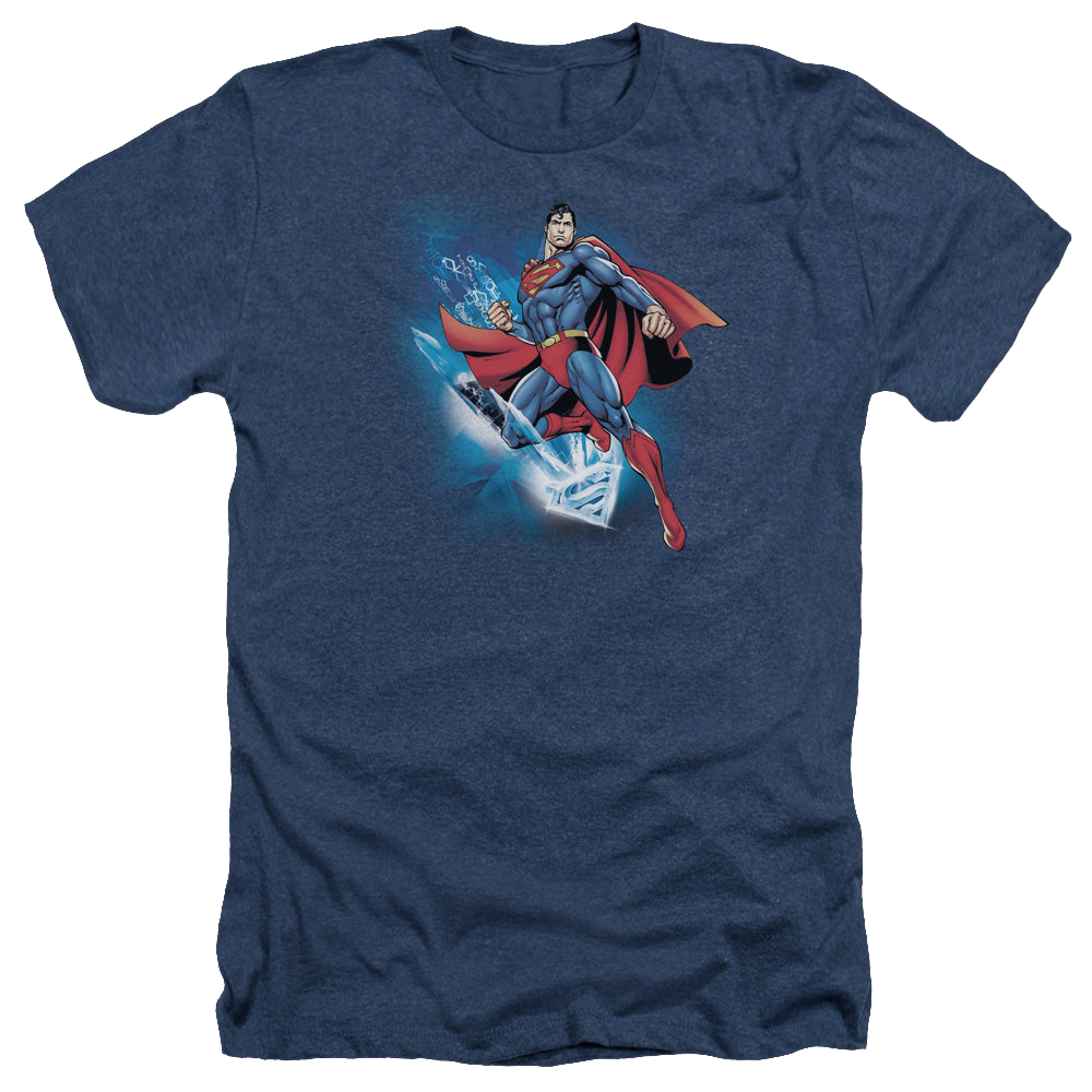 Superman Crystallize - Men's Heather T-Shirt Men's Heather T-Shirt Superman   
