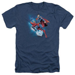 Superman Crystallize - Men's Heather T-Shirt Men's Heather T-Shirt Superman   
