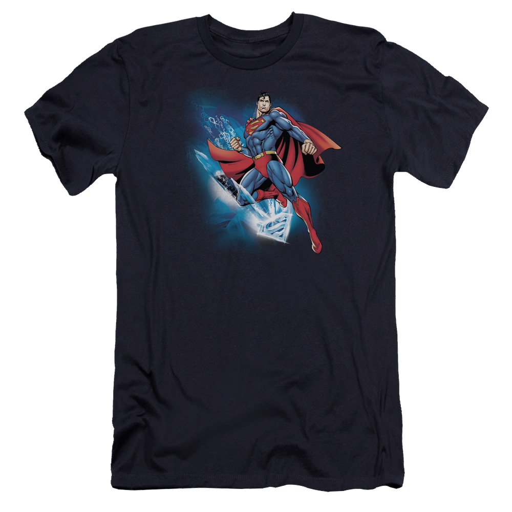 Superman Crystallize - Men's Premium Slim Fit T-Shirt Men's Premium Slim Fit T-Shirt Superman   
