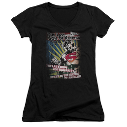 Superman Last Hope - Juniors V-Neck T-Shirt Juniors V-Neck T-Shirt Superman   