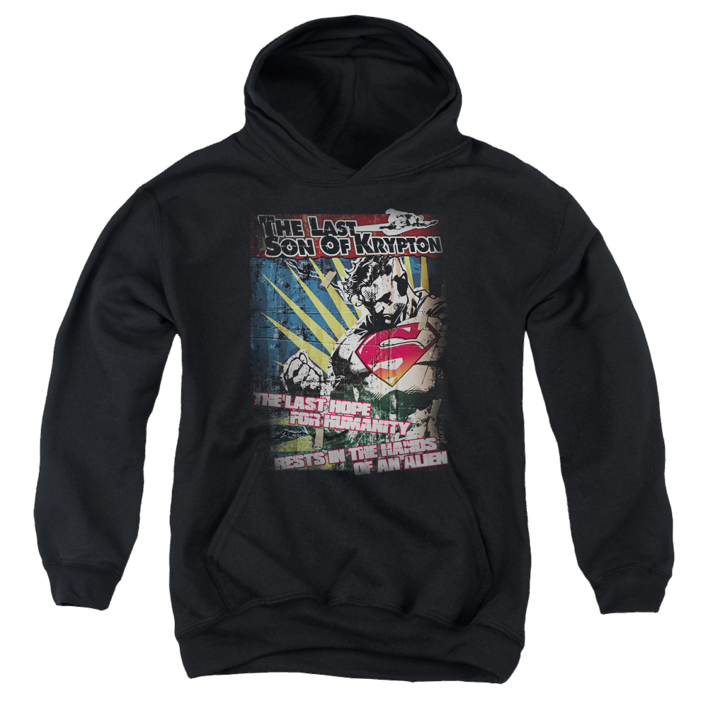 Superman Last Hope - Youth Hoodie Youth Hoodie (Ages 8-12) Superman   