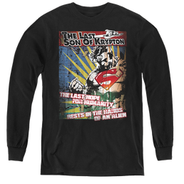 Superman Last Hope - Youth Long Sleeve T-Shirt Youth Long Sleeve T-Shirt Superman   