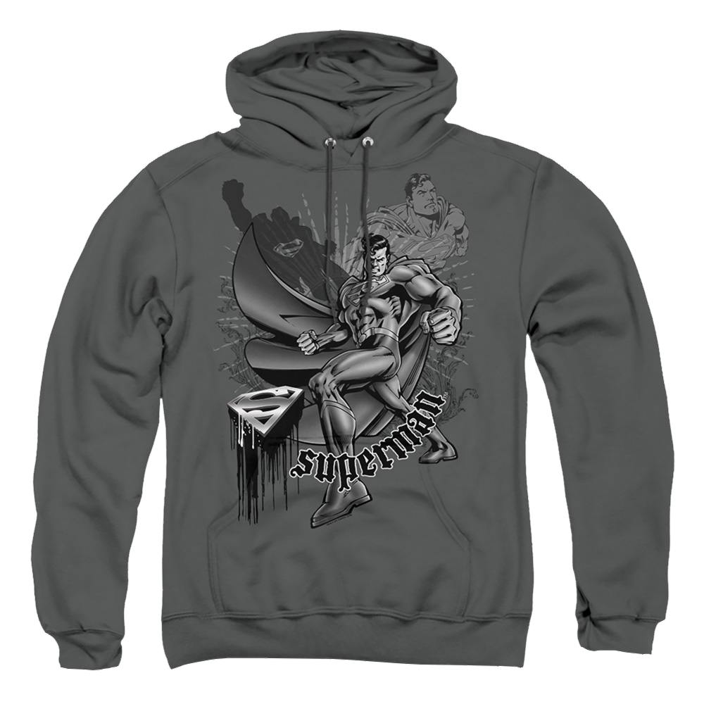 Superman Fight And Flight - Pullover Hoodie Pullover Hoodie Superman   