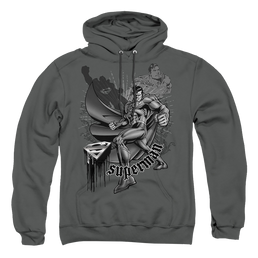 Superman Fight And Flight - Pullover Hoodie Pullover Hoodie Superman   
