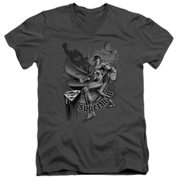 Superman Fight And Flight - Men's V-Neck T-Shirt Men's V-Neck T-Shirt Superman   