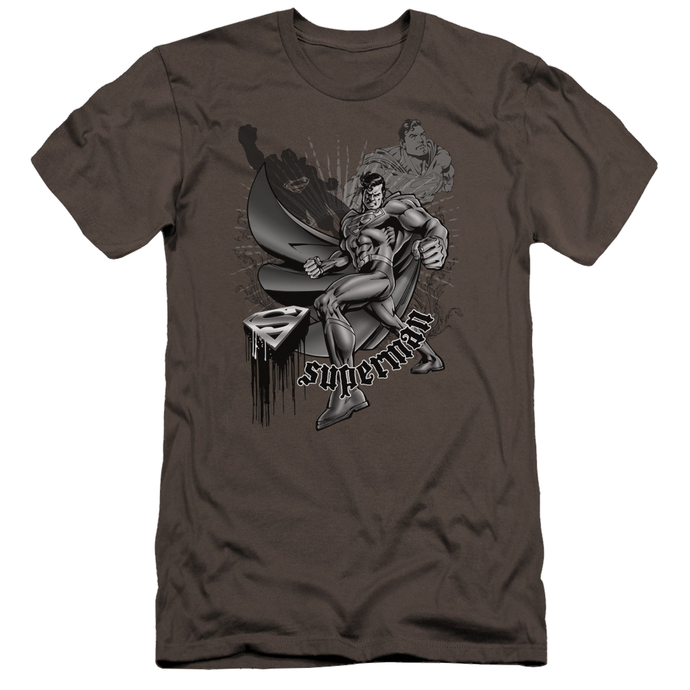 Superman Fight And Flight - Men's Premium Slim Fit T-Shirt Men's Premium Slim Fit T-Shirt Superman   