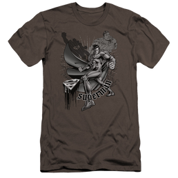 Superman Fight And Flight - Men's Premium Slim Fit T-Shirt Men's Premium Slim Fit T-Shirt Superman   