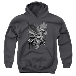 Superman Fight And Flight - Youth Hoodie Youth Hoodie (Ages 8-12) Superman   
