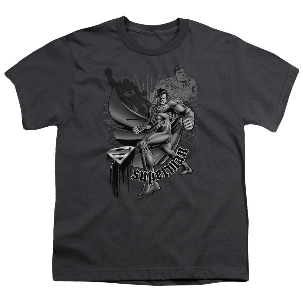 Superman Fight And Flight - Youth T-Shirt Youth T-Shirt (Ages 8-12) Superman   