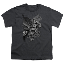 Superman Fight And Flight - Youth T-Shirt Youth T-Shirt (Ages 8-12) Superman   