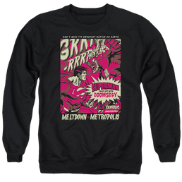Superman Metropolis Meltdown - Men's Crewneck Sweatshirt Men's Crewneck Sweatshirt Superman   