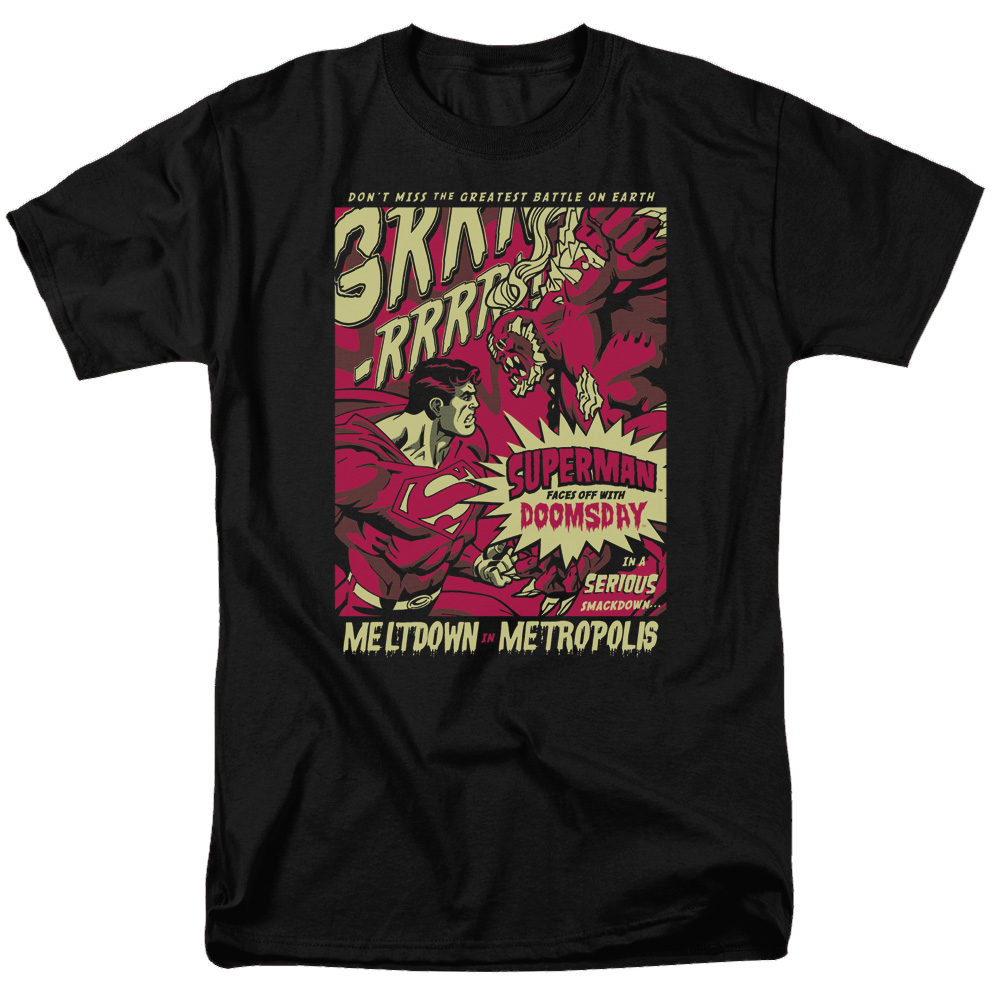 Superman Metropolis Meltdown - Men's Regular Fit T-Shirt Men's Regular Fit T-Shirt Superman   