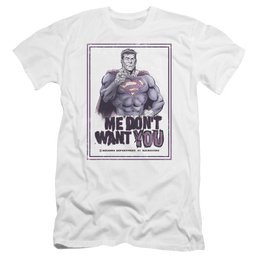 Superman Dont Want You - Men's Premium Slim Fit T-Shirt Men's Premium Slim Fit T-Shirt Superman   